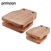 Large & Medium 2pcs Cajon Box Drum Companion Accessory Castanets for Hand Percussion Instruments
