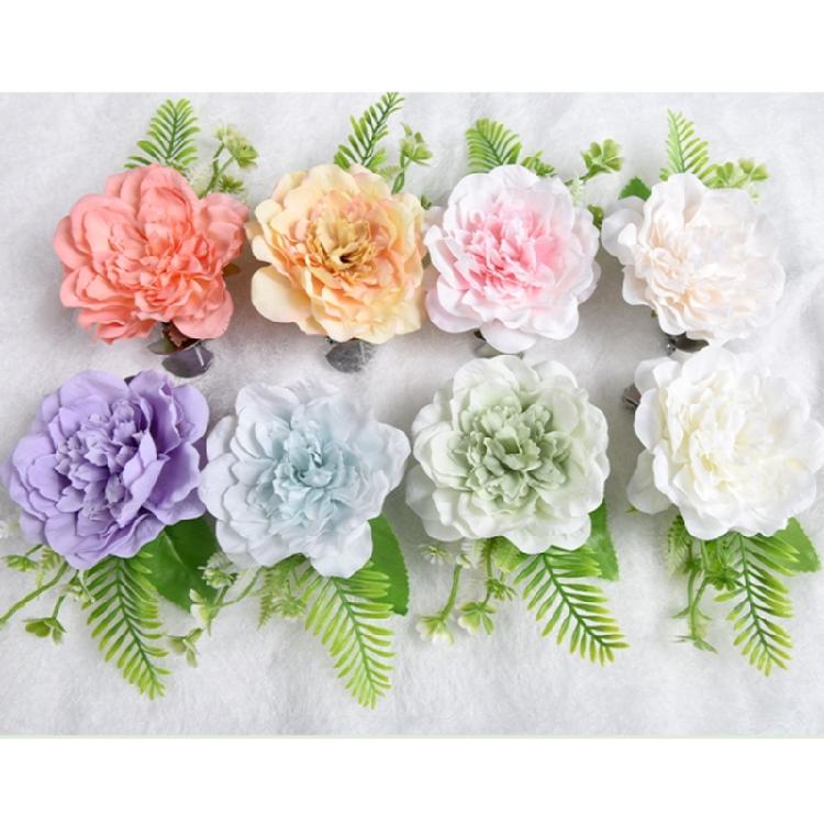 Pack of 2 Artificial Flower Curtain Clips Decorative Tiebacks Clasps Buckles Window Drape Holders Holdbacks Home Decors
