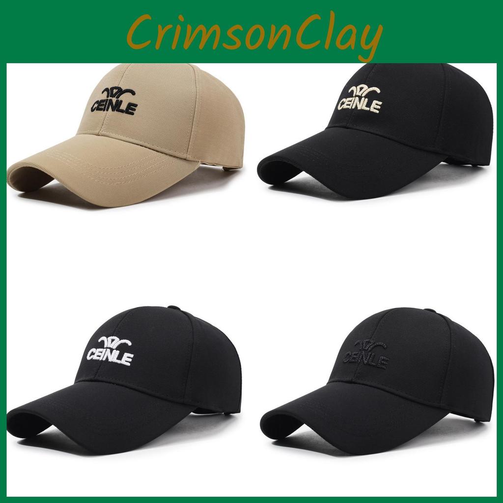 Letter Crown Ceinle Embroidery Baseball Cap Outdoors Sun Protection Breathable