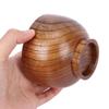Children Eating Handmade Household Tools Fruit Natural Wood Wooden Bowl Japanese Style Rice Bowls