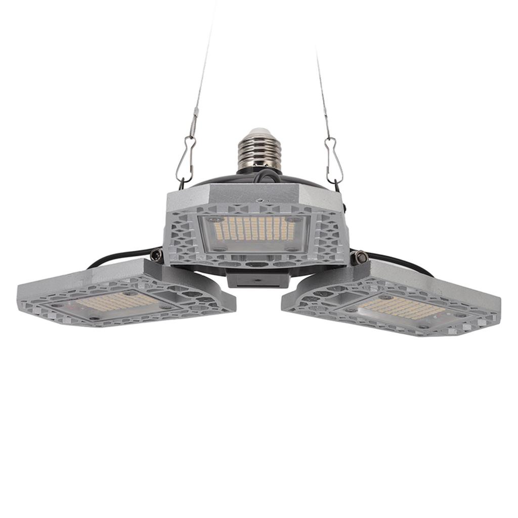 LED Vekstlys 297 LEDer Sammenleggbart Tre Blader Innendørs Plantevekstlys for Drivhus Sukkulent