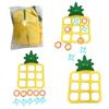 Inflatable Pool Toss Game Inflatable Toys Board Games Pineapple-Shaped Toss Game For Party & Pool Floating Toss Set gift