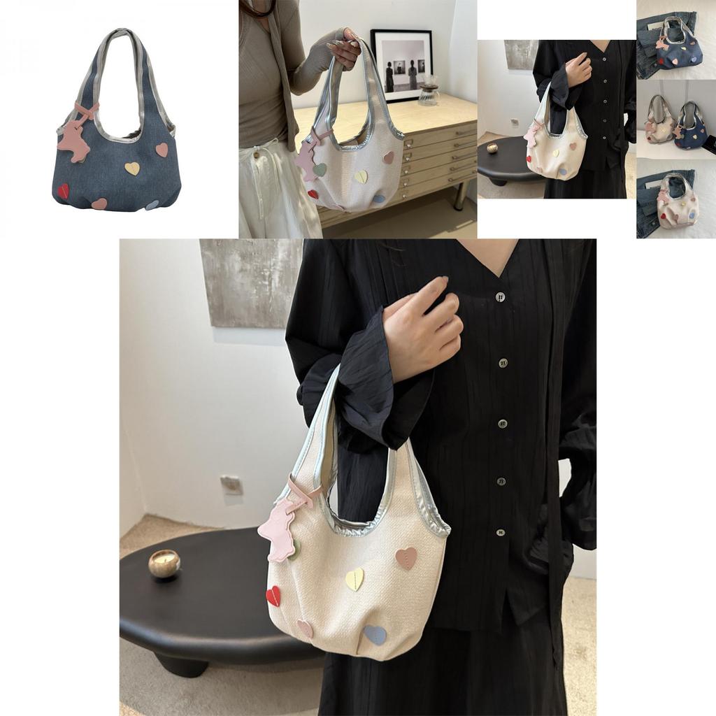 Chic 2024 Korean Floral Handheld Tote Bag With Simple Aesthetic Design Ideal For Everyday Use