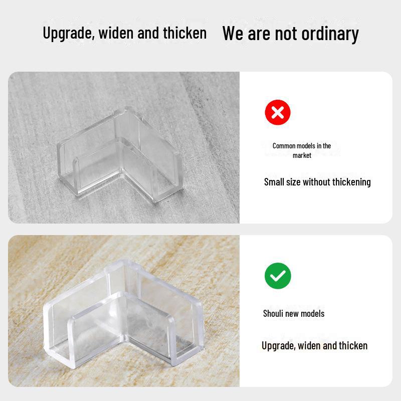 Transparenter dreieckiger Eckenschutz für Aquarien – weiche, elastische Antikollisionsabdeckung für rechtwinkliges Glas und Acryl zum Schutz von Kindern.