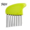 Kitchen Gadget for Vegetables Stainless Steel Potato Cutter, Wavy Blade French Fry Slicer, Manual Durable Food Slicer Tool Energy Saving Chopper