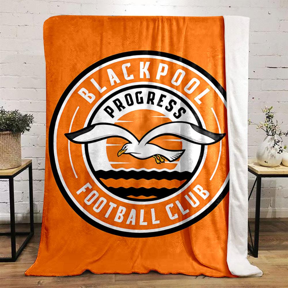 Blackpool Football Club Blanket for All Seasons Blanket Lunch Break Throw Gift