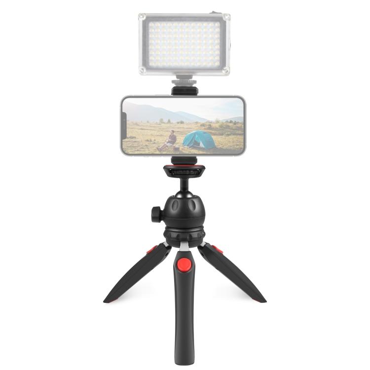 

PULUZ Mini VLOG Live Stabilizer Stand Tripod with Phone Clamp for Smartphones червоний