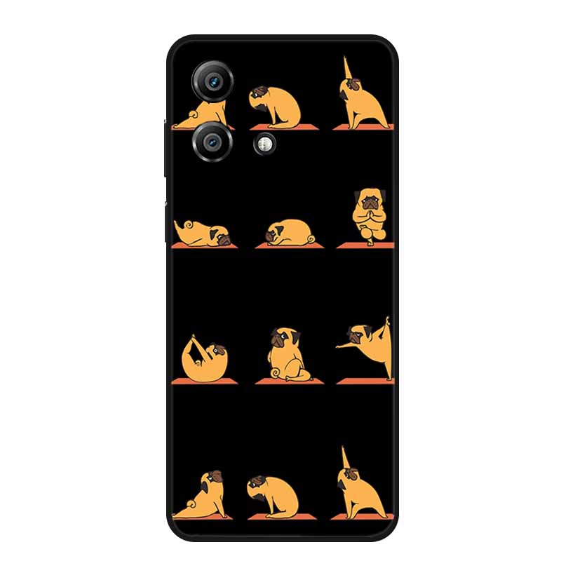 For Moto G Stylus 2023 Case Cute Cartoon Cat Black Silicone Soft Phone Case For Motorola Moto G Stylus 2023 Back Cover Case 6.5"