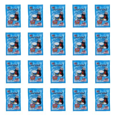 20PCS Fake Snow Powder Safe Fluffy Simulation Artificial Snow for Winter Decoration Holiday Party