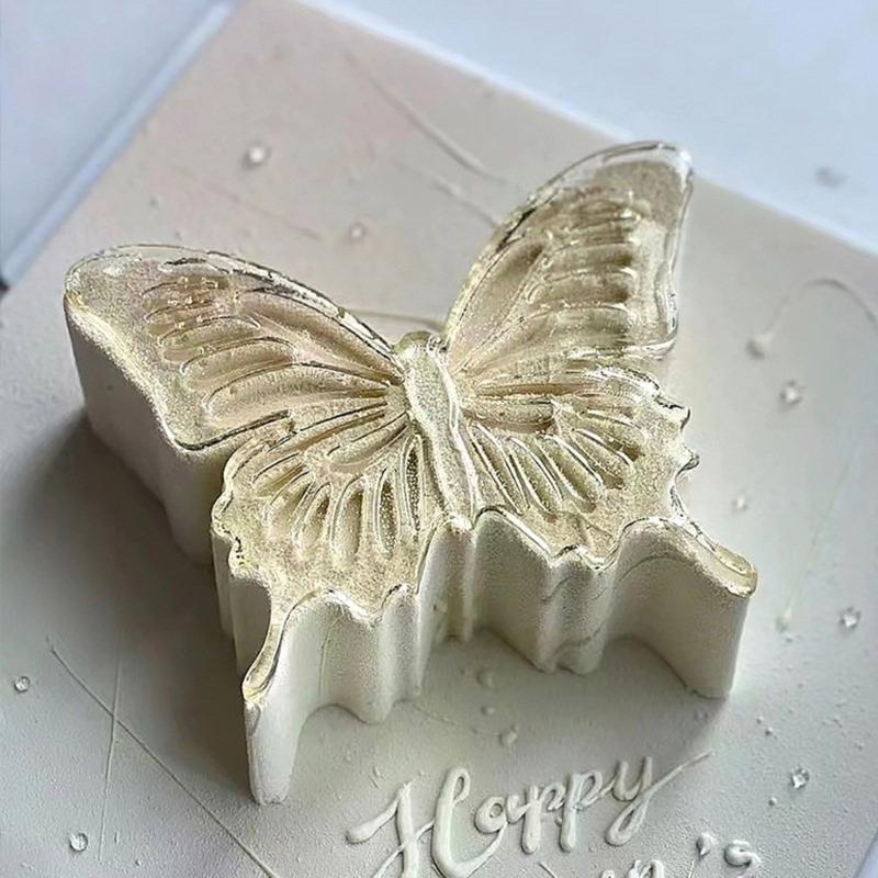 Beautiful Butterfly Shape Dessert Molds Unique Butterfly Cake Making Molds Simple Cake Tray Unique Flexible Baking Molds