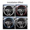 Suitable for Seat Carbon Fiber Texture Steering Wheel Cover with Segmented Quick-Release Design, Durable, for Models Such As Ibiza, Arona, Leon,