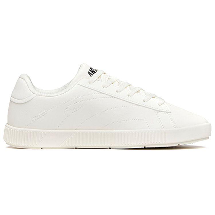 Anta Lightweight Durable Skate Shoes Women Sneakers Ivory-White 122138062-4