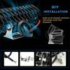 Off-Road Motorcycle LED Light Bar Focus Beams 6LEDS 12V 24V Universal Waterproof Kit for Jeep Wrangler  Truck Tractors SUV 4x4