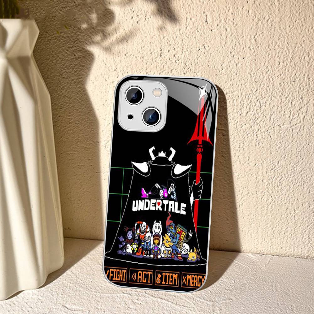 U-Undertale For IPhone 14 13 12 Mini 11 Pro XS Max X XR 14 Plus Tempered Glass Cover