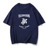French Sea Turtle Vilebrequin Short Sleeve Men's Fashion Brand Printed Round Neck T-shirt Couple
