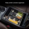 CarQiWireless 2024 Upgrades Kabelloses Ladegerät/Organizer-Ablage für die Mittelkonsole für Toyota 4runner 2010-2024 2023, kabelloses Telefon-Ladepad für Toyota