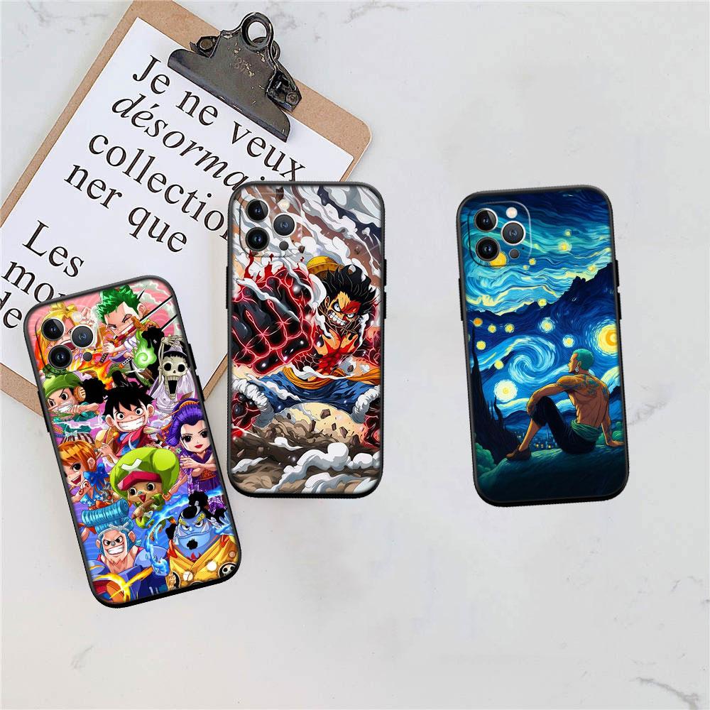 One Piece Art Soft Shell Phone Case for Redmi Note 13 14 Pro+ Plus A3 A3X 13X 13C 13R 14S 14C 14R