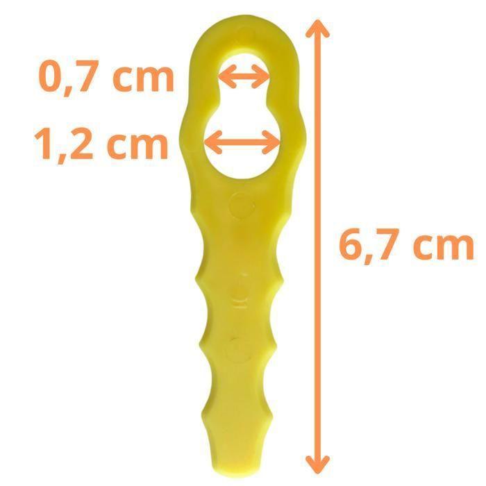 Replacement Blade - Phonillico® - RAC155 RAC157 RAC158 - 50 Pieces - Ryobi Compatible - 6.7 Cm