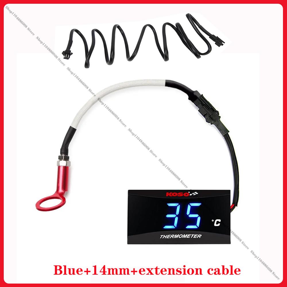 Motorcycle Temperature Measuring Instrument Koso Cylinder Head Temperature Sensor Water Temperature Gauge Oil Tempera Instrument