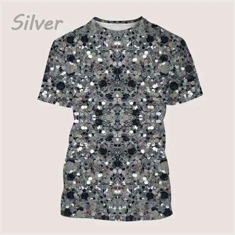 Geometric Dizziness Pattern 3D Printed T-shirt for Summer Fashion Trend Short Sleeved Top Men's Psychedelic Casual Round Neck Streetwear