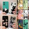 For Oppo A57 A57S A57E Case Cute Cartoon Soft Liquid Silicone Back Cover For Oppo A 57 4G 5G Full Protection Shockproof Bumper