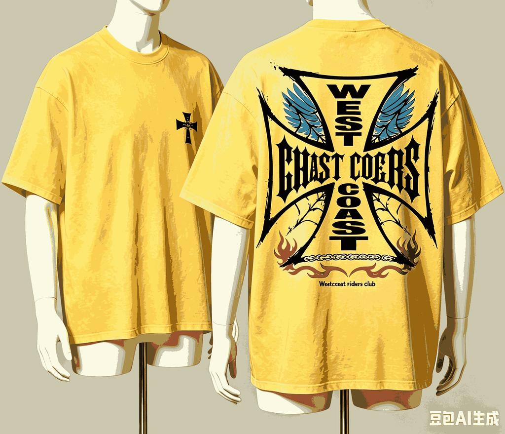 West Coast Choppers für Fan Geschenk T-Shirt Herren Damen Harajuku Oversized Unisex Kurzarm Streetwear hohe Qualität Paare Klassisch weich Retro Mode