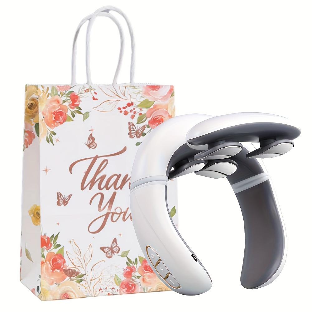 

Электрический массажер для шеи с плавающими массажными головками, режимами регулируемой скорости, перезаряжаемый, с подарочной сумкой, праздничные подарки для женщин и мужчин, подарок ко Дню отца