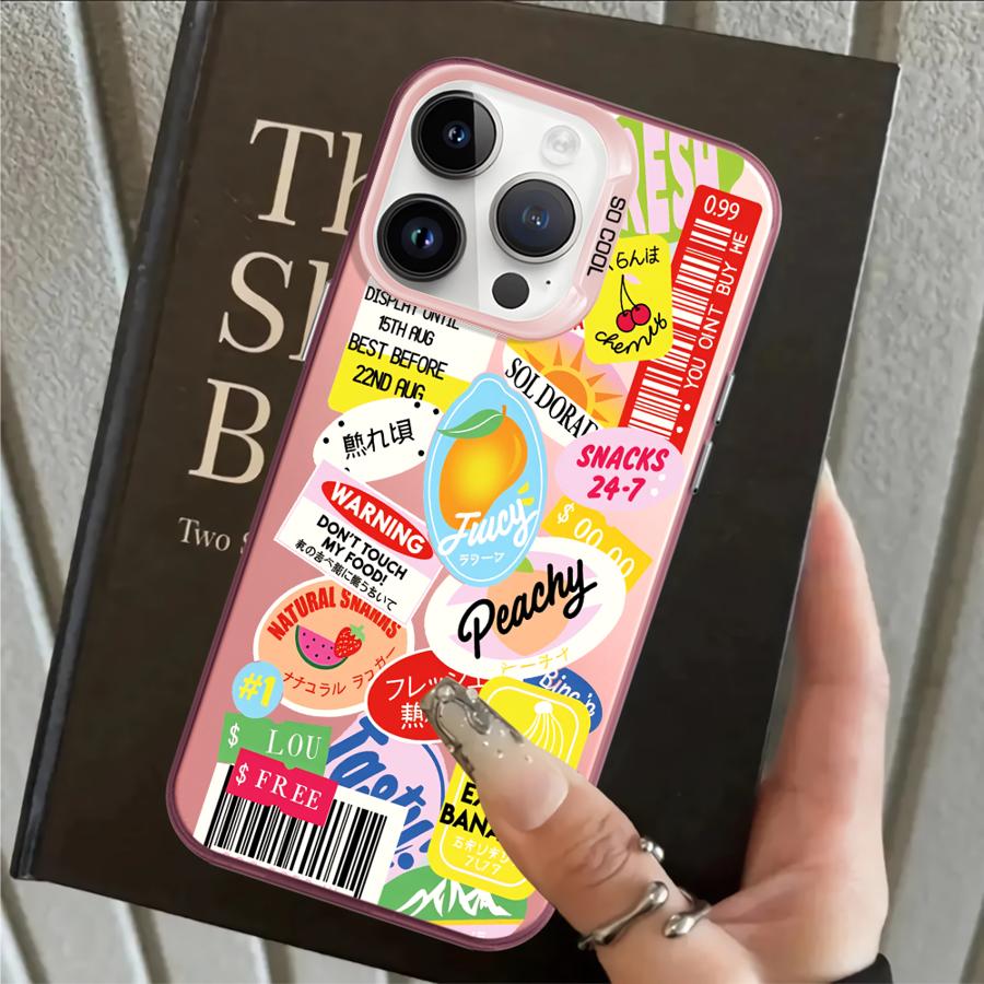Fruit Pattern Case for iPhone 17 Pro Max 16 13 Pro XR 15 Plus XS 12 11 Air 14 Back Phone Cover
