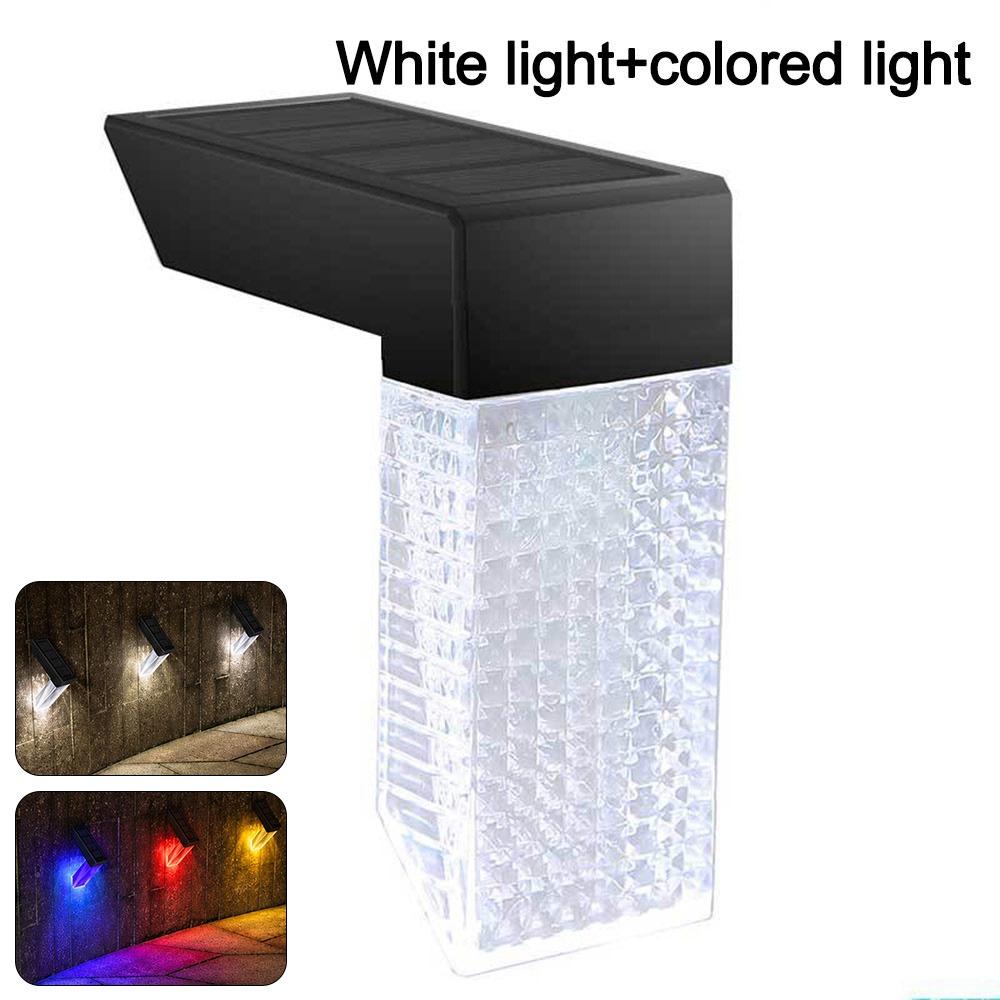 LED Solar Wall Lamp IP65 Waterproof Solar Step Light New LED Wall Lamp  Garden Decoration