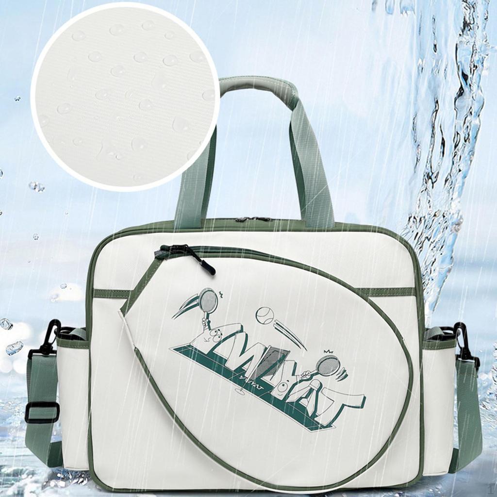Tennis Bag Badminton Lightweight Carrying Storage Portable Professional Practical Large Capacity