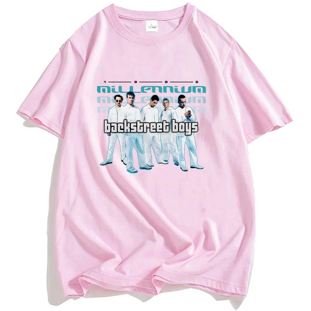 Backstreet Boys Millennium 2.0 T-Shirt Kurzarm T-Shirts Lässige Mode T-Shirt O-Ausschnitt Grafik-Tees Unisex