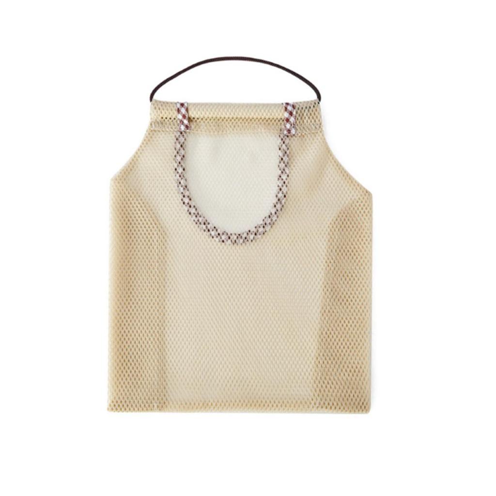 Hengende oppbevaringspose i netting for løk, poteter, hvitløk, frukt, grønnsaker, organiserer, pustende, gjenbrukbar