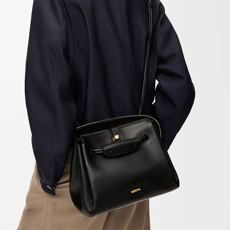 Single Shoulder Bag, High-end Soft Leather Women's Tote Bag, Large Capacity Bag, Versatile Commuter Crossbody Bag, Women's Bag