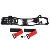 313mm Wheelbase Metal Chassis Frame Front Gear Box for Axial SCX10 II 1 10 Crawler RC CarBlack