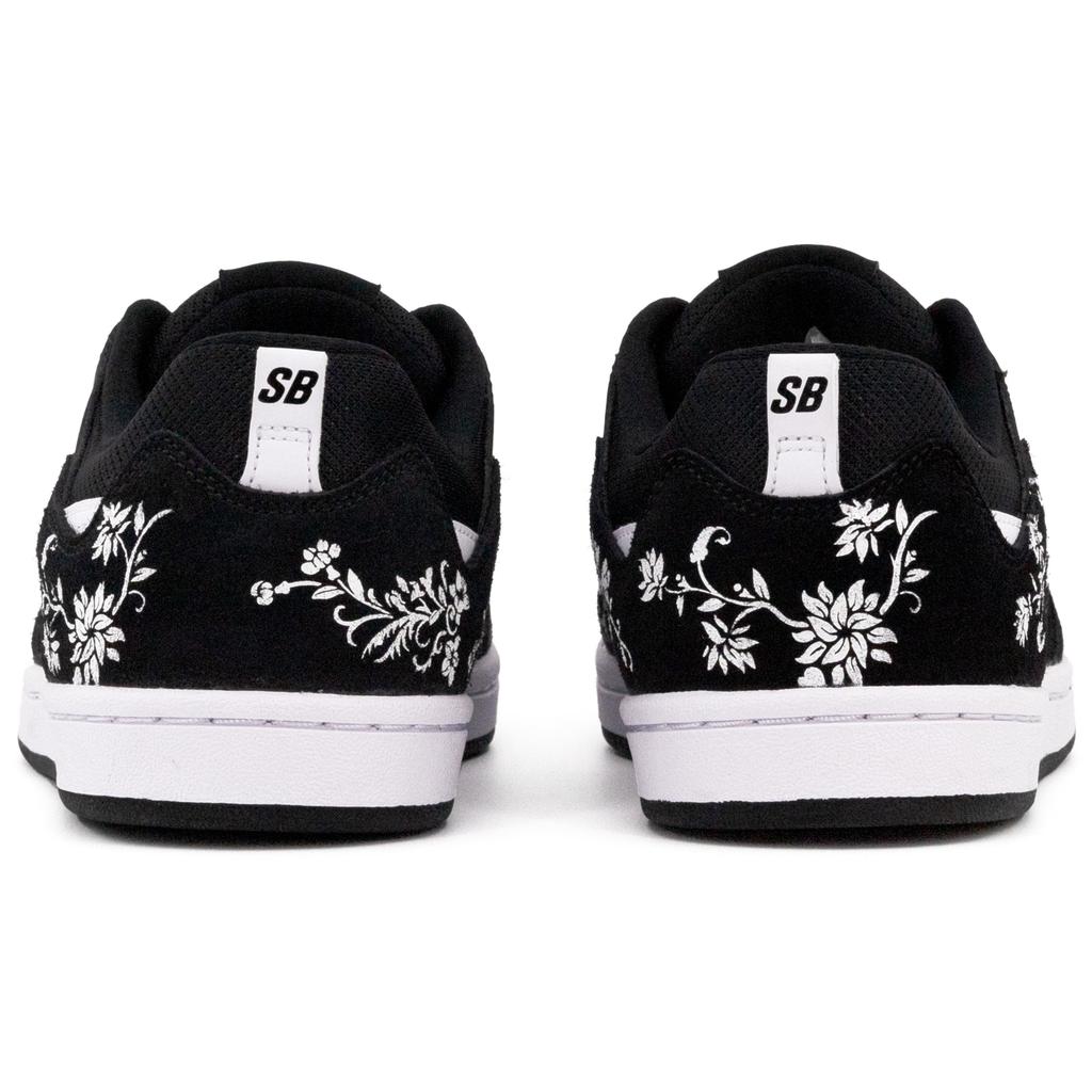 Nike SB Alleyoop Slip Resistant Abrasion Resistant Low Top Skateboard Shoes Unisex Black White CJ0882-001(Team-)-Random Packaging Bags