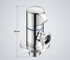 Valvola ad Angolo in Ottone Nero Valvola di Controllo Acqua Valvola a Gomito Rubinetto Bagno Valvola Acqua 1/2*1/2 Valvole ad Angolo Nere