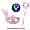 Princess Masquerade Mask for Girls - Halloween Veil and Party Dress-Up Toy