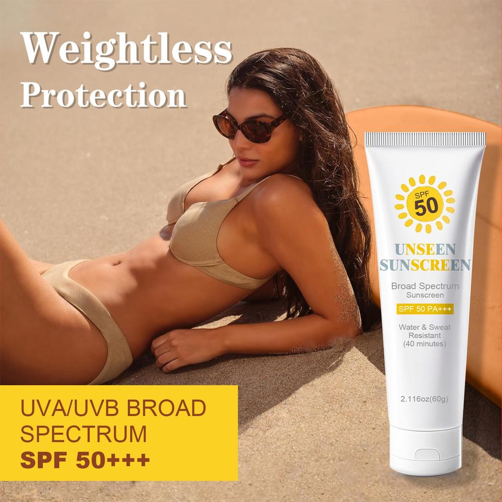 Sunscreen Balm, Moisturizing Sun Balm, 50 Sunscreen For Face With UV Care, Water Resistant And Non-Greasy Sunscreen 60g