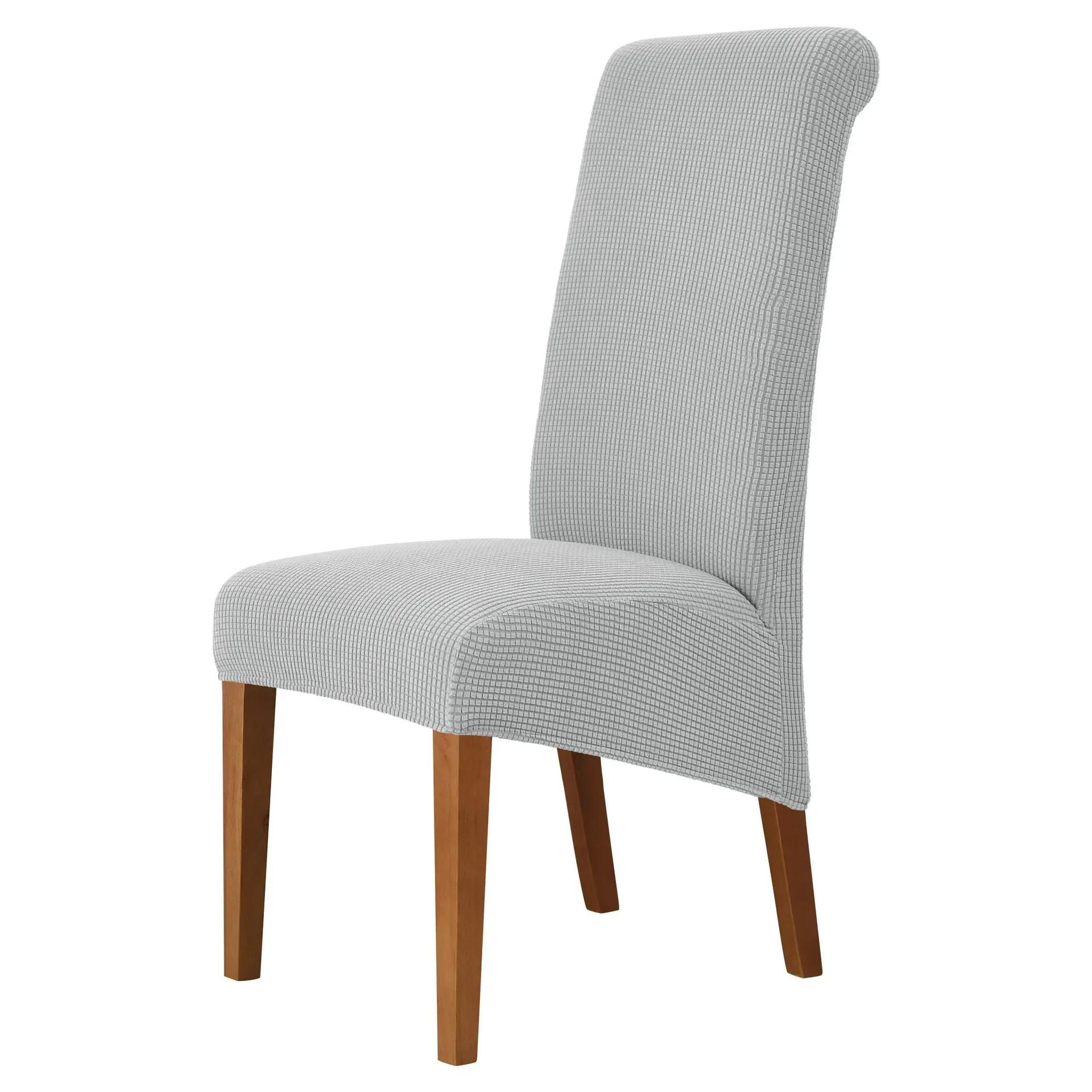 

Чехол на высокую спинку, съемный чехол для стула, банкетный жаккард, утолщенный чехол для стульев, чехлы для сидений из спандекса, для столовой, отеля, дома Chair Cover