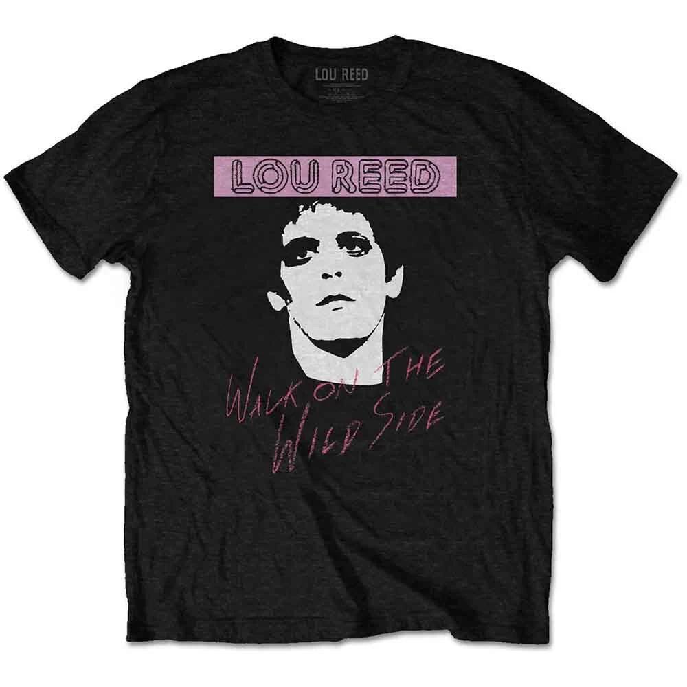 Lou Reed T Shirt Walk On The Wild Side Official Mens Black XXL XL