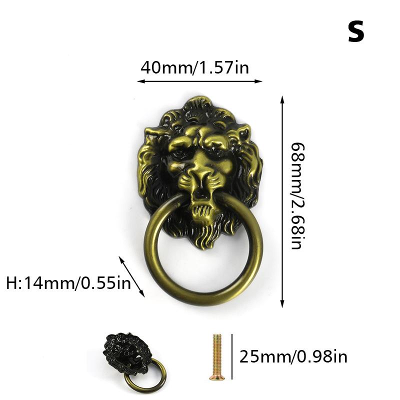 1PC Handle Pull with Screws Antique Metal Finish Drawer Cabinet Knobs Multiple Options Available