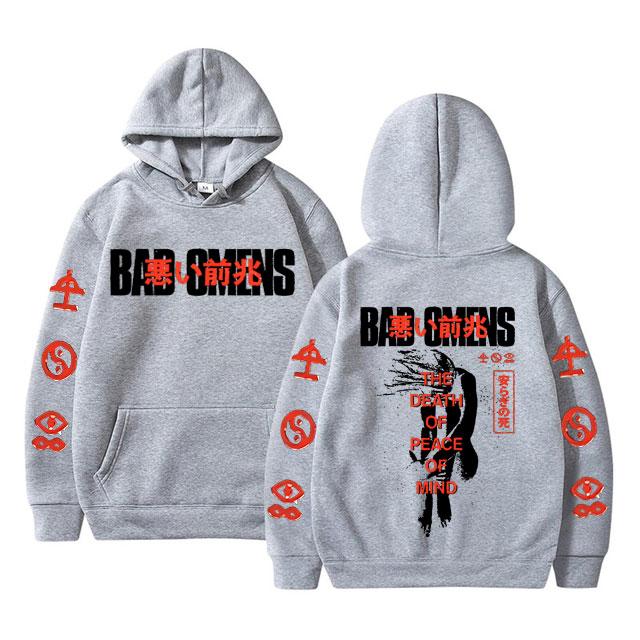 Bad Omens Band Tour 2023 American Music Hoodies A Tour of The Concrete Jungle Tour Hoodies Men Women Fashion Hip Hop Sweatshirt