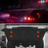 2X 4INCH Round Red Amber 16-LED Truck Trailer Brake Stop Turn Signal Tail Lights