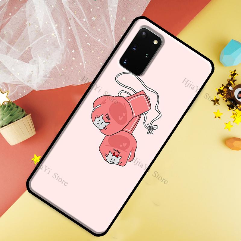 Boxing Gloves Case For Samsung Galaxy S21 Ultra S22 S20 FE Note 20 Ultra Note10 S8 S9 S10 Plus Coque