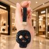 Luxury Crystal Diamond Skull Car Pendant and Fashion Keychain Charm