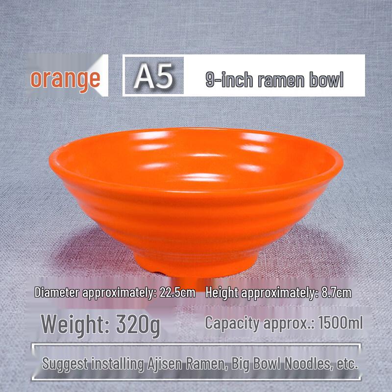 

Commercial Melamine Noodle and Soup Bowl