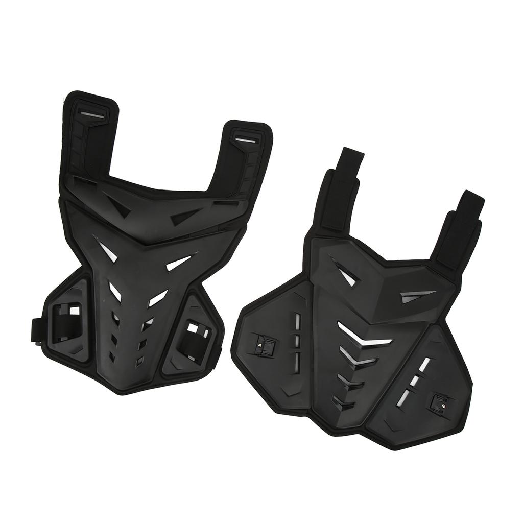 Motorcycle Armor Vest Protective Shock Absorption Breathable Black Unisex Chest Protector for Motocross