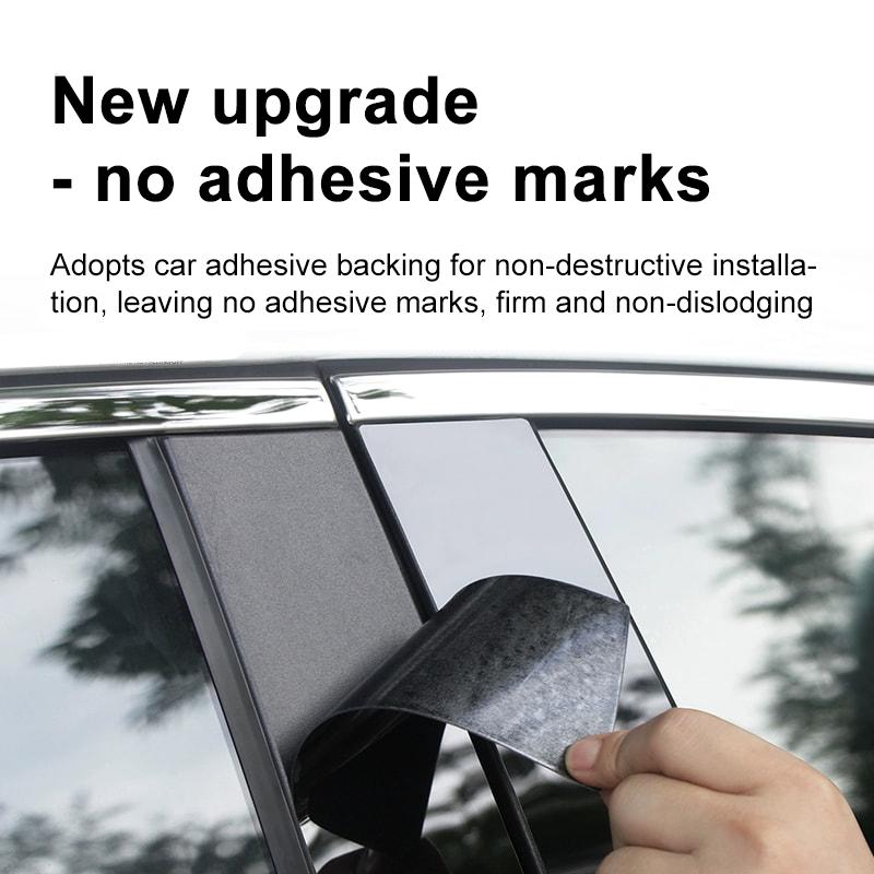 Middle Column Sticker For Hyundai Tucson TL 2015 2016 2017 2018    Car Window Door Column B C BC Pillar Post Cover