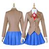 Sayori Yuri Natsuki Monika Prachtige Schooluniform Jurk Cosplay Kostuum Volledige Set