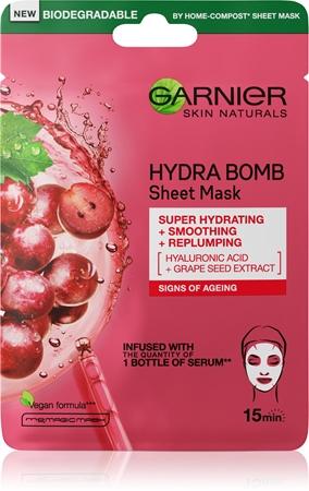

Garnier Skin Naturals Hydra Bomb Smoothing Sheet Mask TU прозрачный